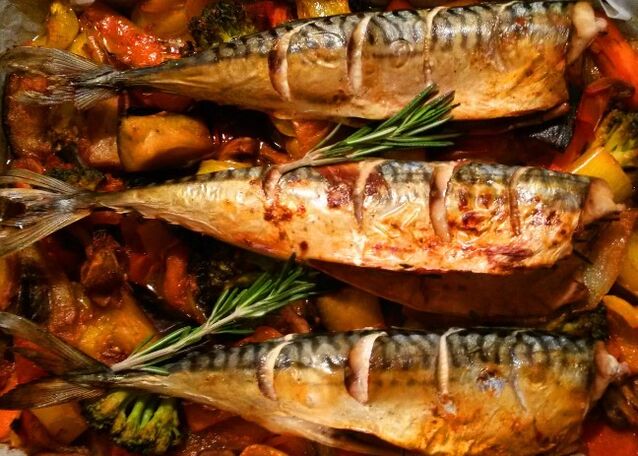 Inihurnong mackerel