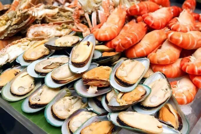 Mga regalo sa dagat para sa diyeta